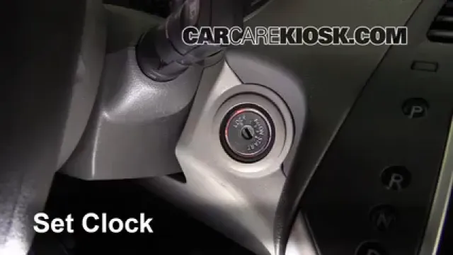 2007 Nissan Quest 3.5L V6 Reloj Fijar hora de reloj
